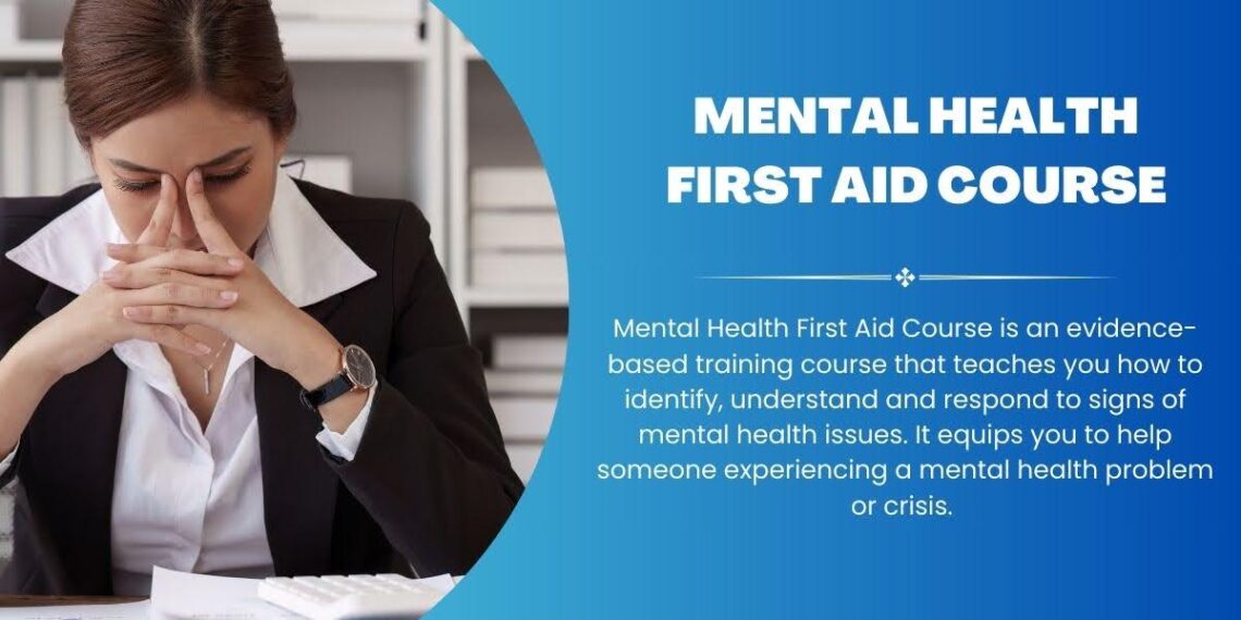 Evidenced based Mental Health First Aid Course design to equip you with skills to help someone experiencing mental health crisis